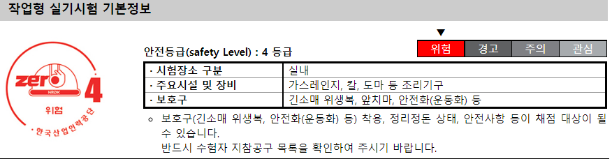 2023년 한식조리기능사