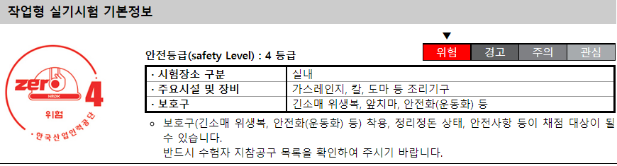 2023년 일식조리기능사